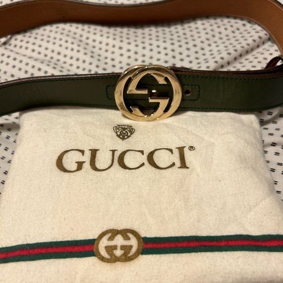 Green Gucci belt - Picture 3 of 6
